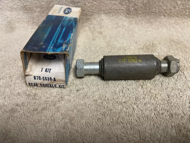 Nos Ford B7C-5630-A 1957-1960 Truck Rear Spring Shackle & Bolt, Nut Kit