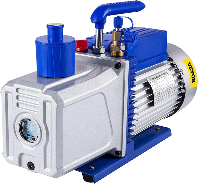 Vacuum Pump 12 CFM 1 HP Double Stage Air Conditioning Vacuum Pump 110V Ultimate