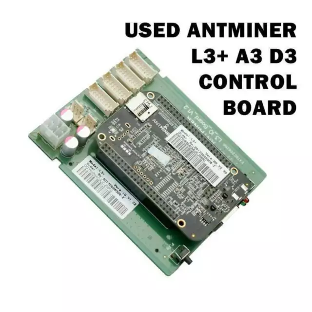 USED Antminer L3+ A3 D3 Control Board - FAST SHIP LTC DOGE COIN