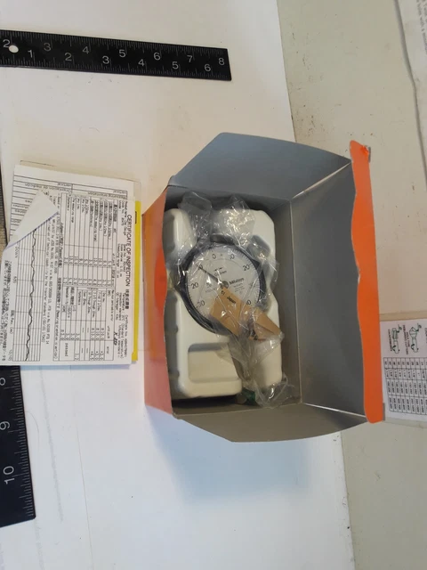 MITUTOYO METRIC PLUNGER DTI Dial test Indicator 0.01 mm 2047S in box