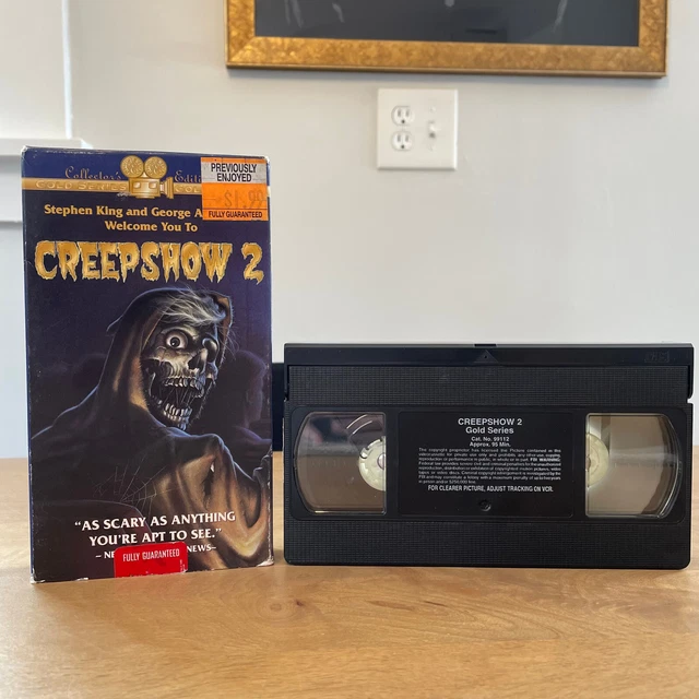 CREEPSHOW 2 (VHS/VCR Tape, 1995) Stephen King A. Romero Horror