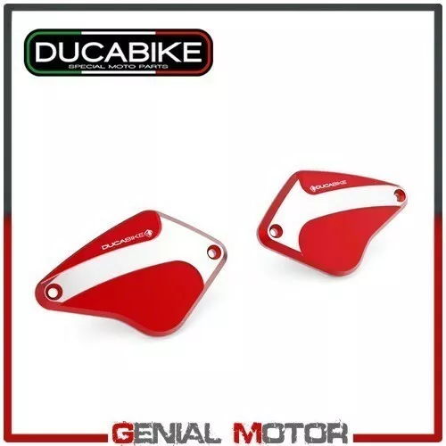 Tapas tanque líquido aleación ligera Rojo Ducabike Ducati Diavel 2011 > 2019