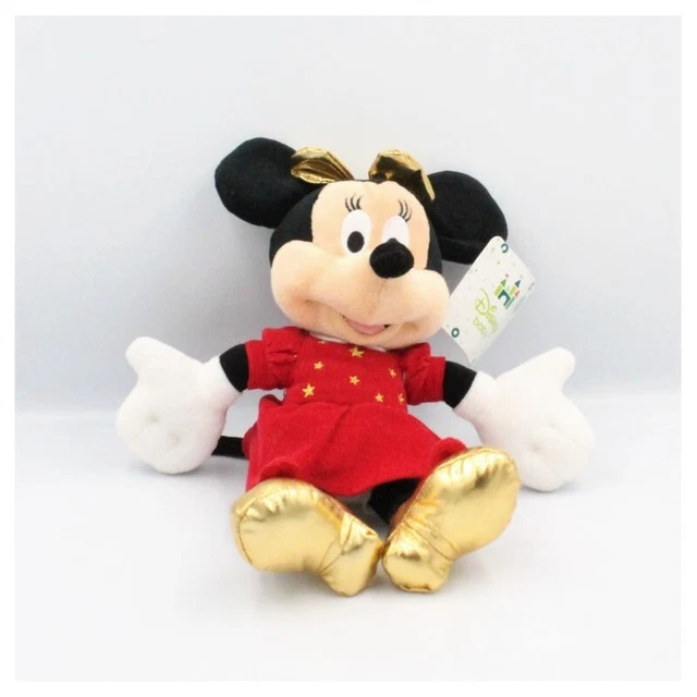 Doudou peluche minnie robe rouge étoiles DISNEY BABY - 21732