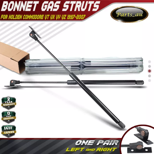 Pair Bonnet Gas Struts for Holden Commodore VT VU VX VY VZ Sedan Wagon Chassis