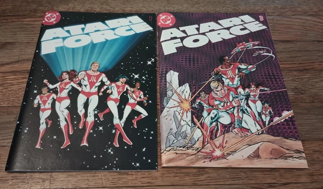 DC Atari Force #1  3 Mini Comic 1982 DC Comics Inc Vintage Promo Promotional Lot