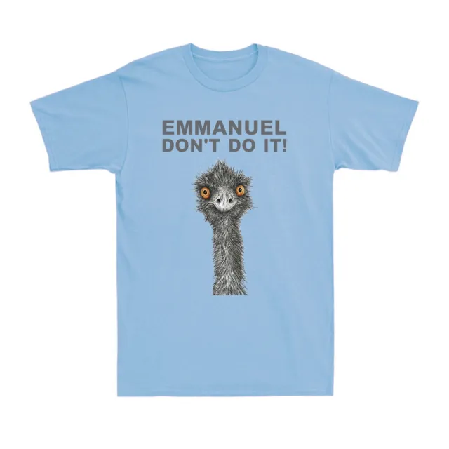 Emmanuel Don't Do It Funny Emus Emmanuels Animal Vintage Men's T-Shirt T-shirt