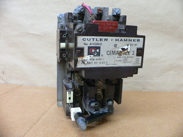 Cutler Hammer A10DNO Size 2 Contactor
