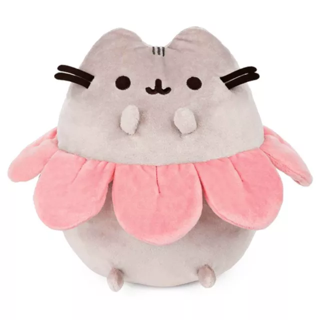 NEW GUND Pusheen Flower Petal Cute Super Soft Plush Sweet Cat Toy Ages 8+ Gift!