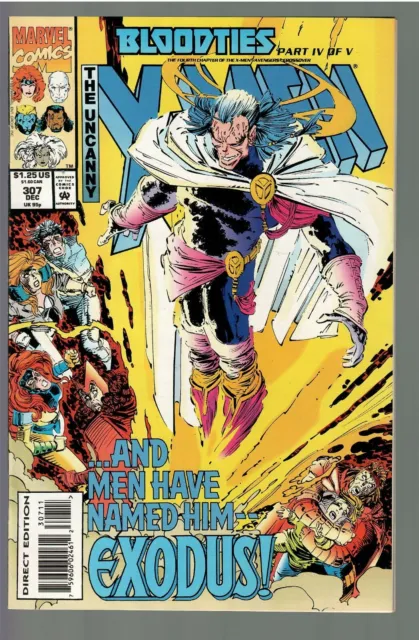 Uncanny X-Men #307 1993 VF+ Bloodties Part 4 of 5 (Marvel)