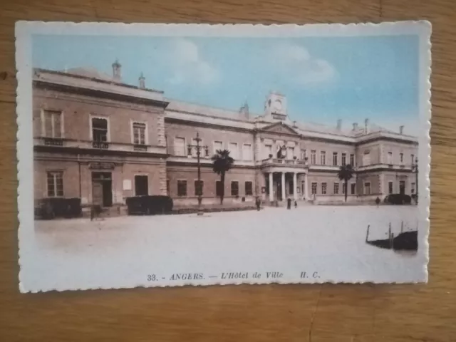CPA ancienne - Angers - Maine et loire - Hôtel de ville