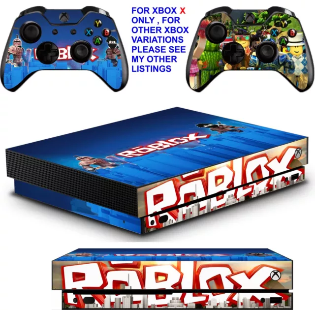 Roblox Xbox One X Protective Skin Decal Vinyl Sticker Wrap