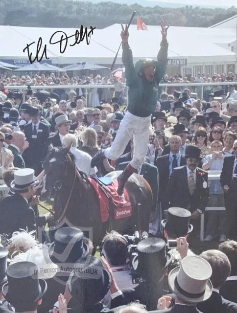 Frankie Dettori Signed 16x12 Photo OnlineCOA AFTAL