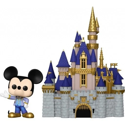 Figurine Funko Pop! - N°26 : Château De Cendrillon Et Mickey - 50th anniversaire