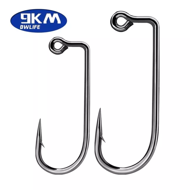 1000 - 4/0 Eagle Claw 570R Red Jig Hooks for Jig Molds