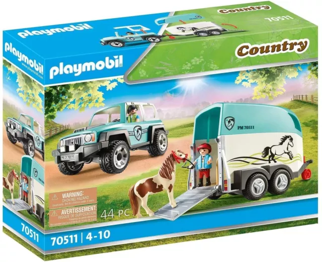 Playmobil Country 70511 Geländewagen Mit Trailer