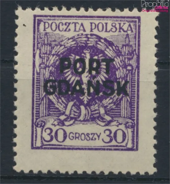 Briefmarken Polnische Post Danzig 1925 Mi 9a mit Falz (9965096