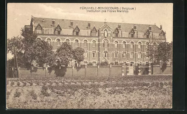 CPA Peruwelz-Bonsecours, Institution des Frères Maristes 1940