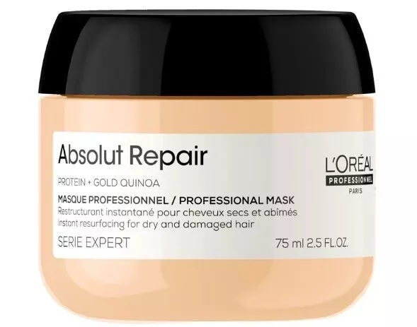 Masque Absolut RepaiR Gold Quinoa + ProteiN 75ML Serie Expert Loreal