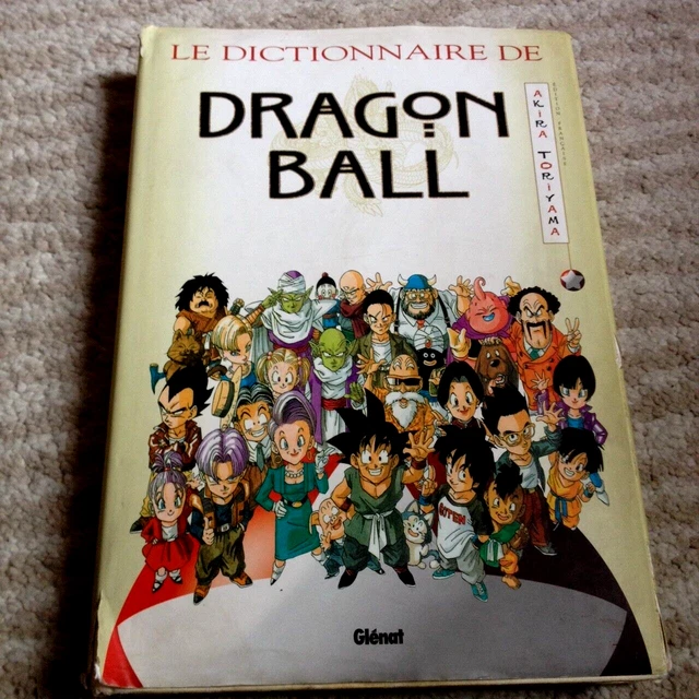 LE DICTIONNAIRE DE Dragon ball Glénat 1999 EUR 49,99 PicClick FR