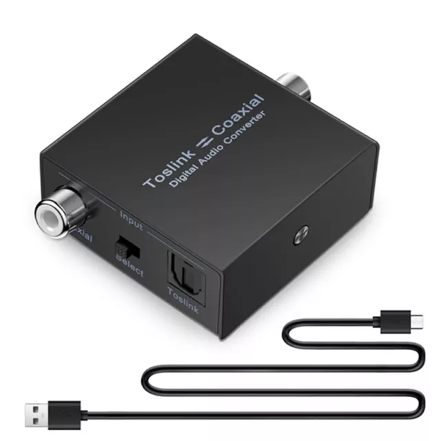 Digital Audio Converter Bi-Directional RCA Digital Coaxial to Optical6630