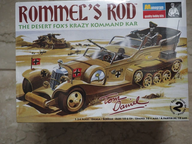 REVELL MONOGRAM ROMMEL'S Rod 1:24 neu OVP versiegelt, Nr 85-4260 EUR 40 ...