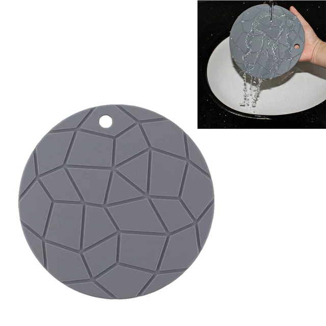 Set Da 5 Sottopentola In Silicone AMDQIER, Rotondi 15,5 Cm, Antiscivolo E Termici, A Nido D'ape, Lavabili In Lavastoviglie