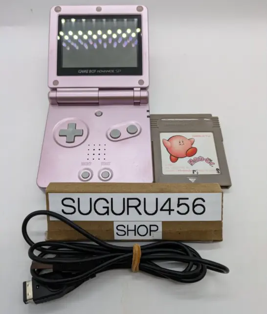 Nintendo Game Boy Advance GBA SP AGS 001 System Console Free Shipping PINK