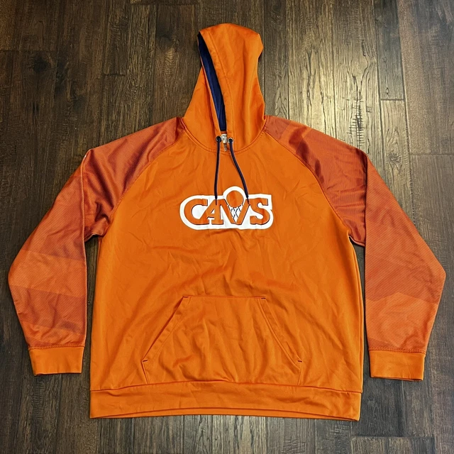 CLEVELAND CAVALIERS CAVS Orange Hoodie NBA Hardwood Classics Majestic Men's  2XL $24.99 - PicClick