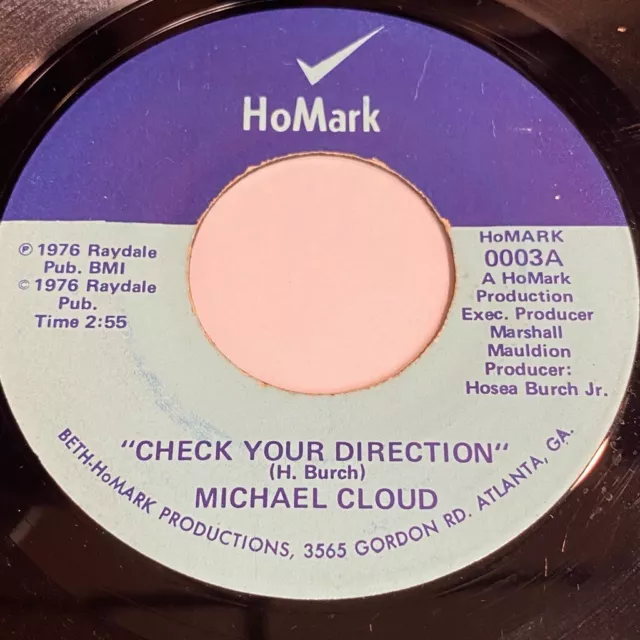 Michael Cloud - Check Your Direction / Don't Let Nobody Turn 45 - Modern Soul