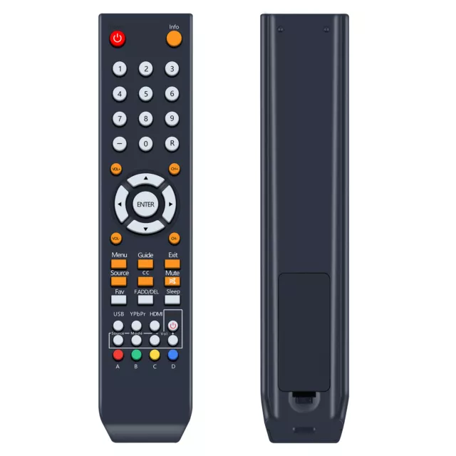New 8142026670003C Remote Control For SCEPTRE TV E168BV-SS U750CVU X435BV-F