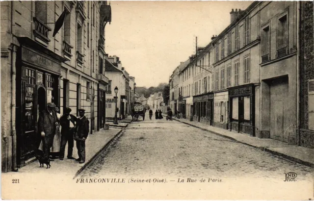 CPA Franconville La Rue de Paris FRANCE (1330975)