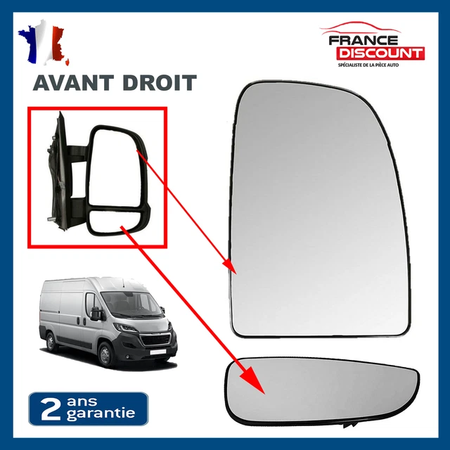 Miroir Glace Rétroviseur Haut Bas Avant Droit prévu pour Jumper Ducato Boxer 3