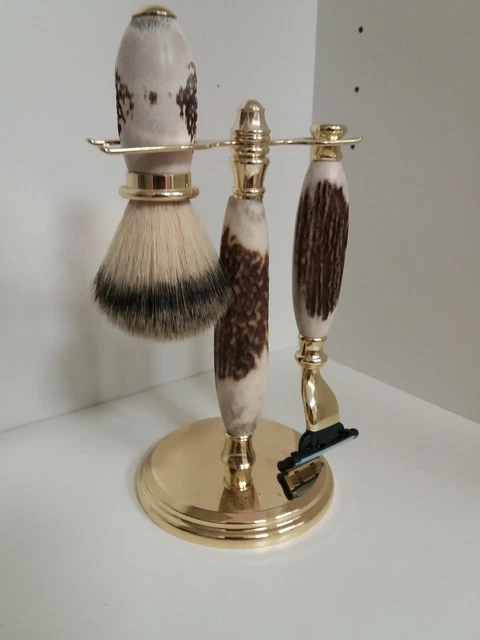 Kit De Afeitar En Asta De Ciervo 2