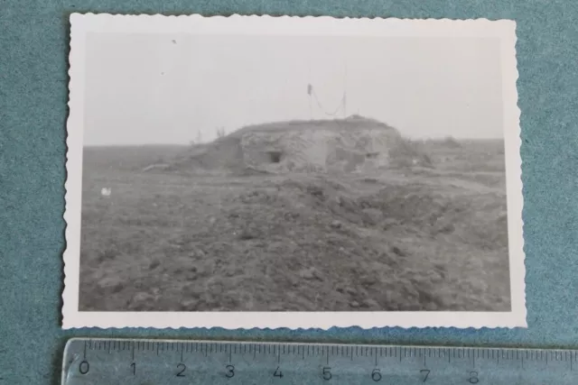 Foto Photo LA WW2 Bunker shelter Festung Verteidigung Ort auf Rückseite
