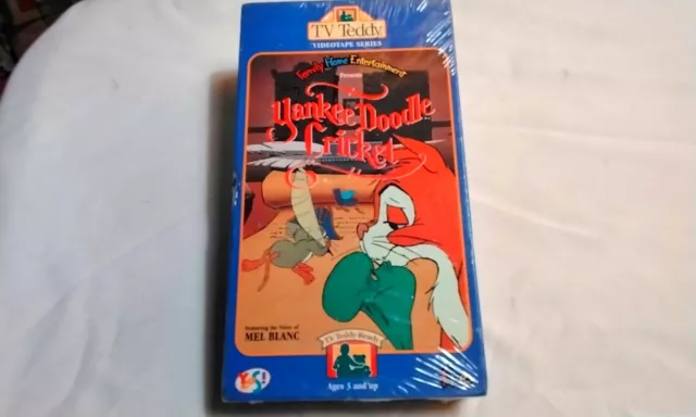 Yankee Doodle Cricket VHS 1993 TV Teddy Videotape Series f.h.e. BRAND NEW SEALED