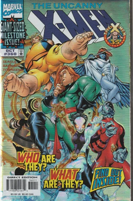 Uncanny X-Men #360 Giant-Size (1998) Chris Bachalo Holo-Foil Cover ~ Unread Vf