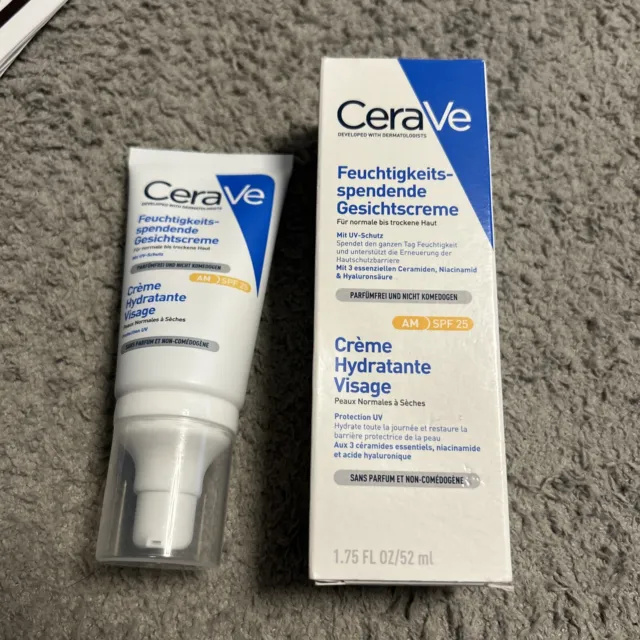 CeraVe Facial Moisturising Lotion AM SPF25 52ml New