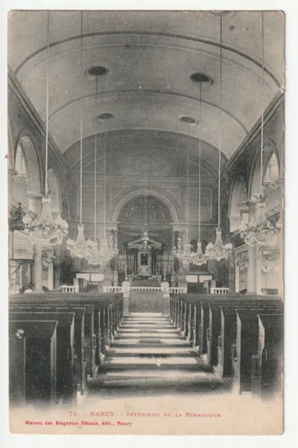 NANCY - Meurthe & Moselle - CPA 54 - Vue Interieure de la Synagogue