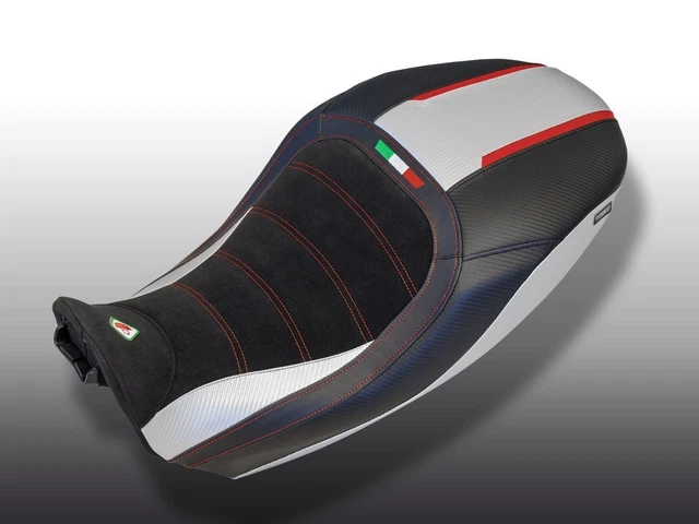 Housse De Siège Confort Noir Argent Ducabike Ducati Diavel 1260 2019 > 2022 02DE