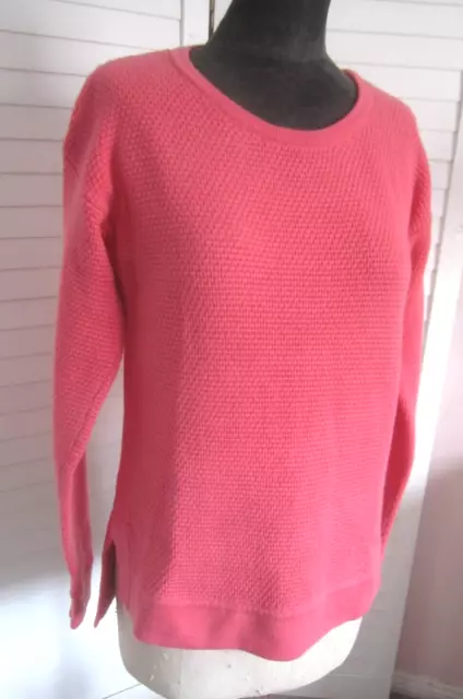 XLNT-TRENERY - Cotton & Wool Jumper/Knit - Intricate Stitch - Sz XS