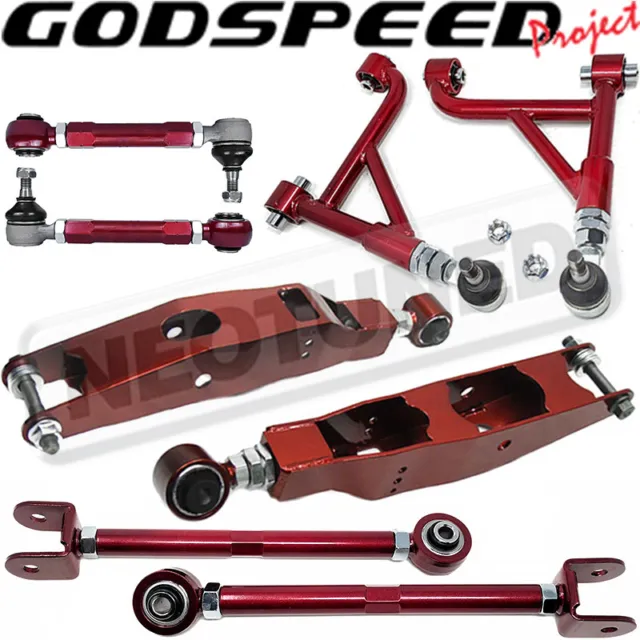 For IS300 01-05 Godspeed Adjustable Rear Lower Control Arm + Camber+Toe+Traction