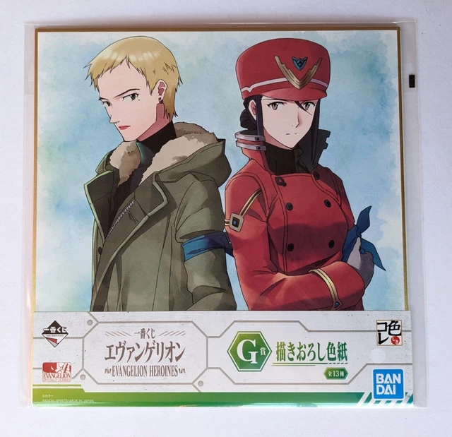 NEON GENESIS EVANGELION Misato & Ritsuko Shikishi Art Board Bandai