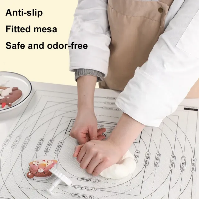 Silicone Mat Knead Mat Baking Mat Non Slip Non Stick Rolling Mat Anti Stick Mat