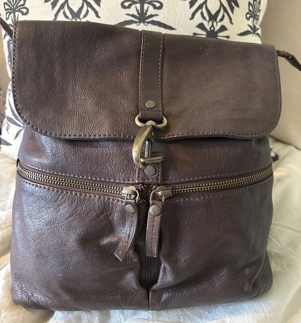FAT FACE PIA Leather Backpack/Shoulder Bag Multifunctional  display picture 3