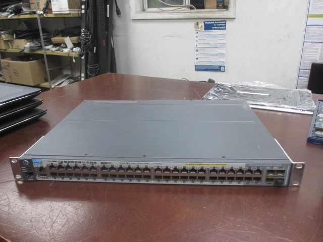 HP ProCurve 2920-48G PoE+  Port Gigabit Ethernet Managed Network Switch J9729A
