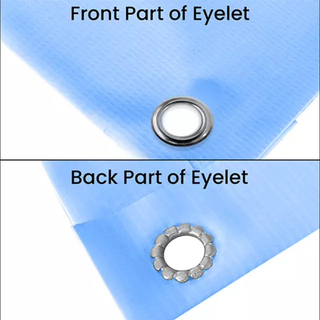 500 Metal Eyelets Semi Automatic Grommet Set Machine Leather Craft Banner Repair 2