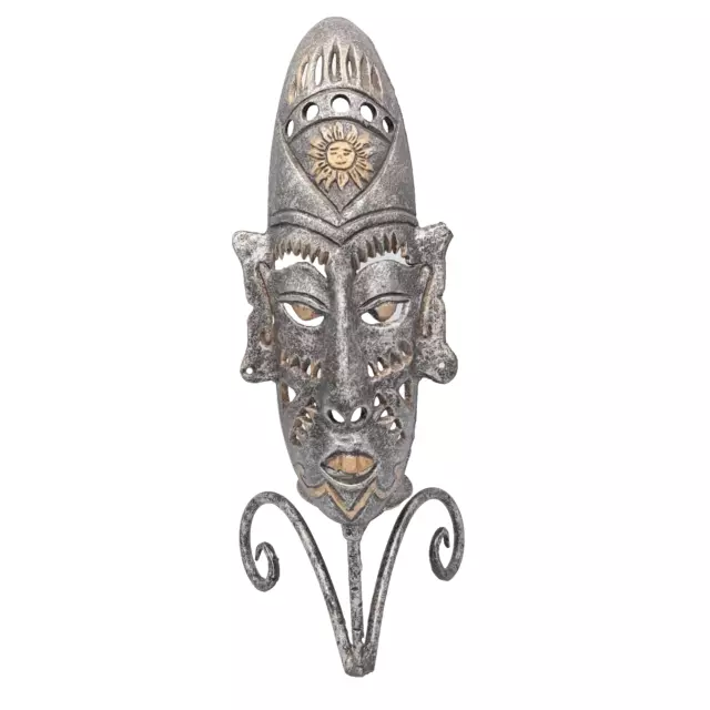 GothamGallery Fine Tribal African Art - Metal Mask Stand Base Adjustable  10 D