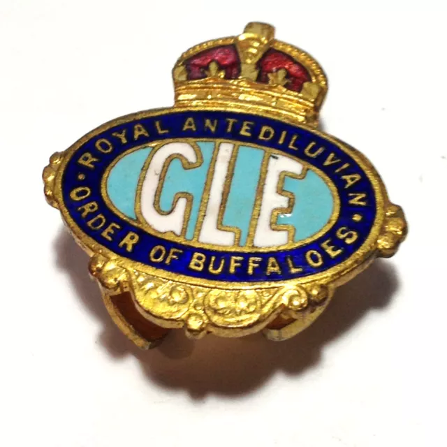 Vintage Royal Antediluvian Order of Buffaloes GLE Badge