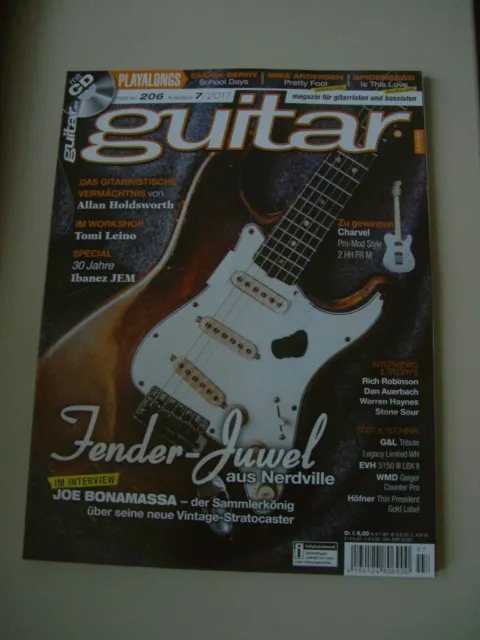 Guitar Musiker - Magazin 7 / 2017 incl. CD, Fender, Bonamassa, Ibanez JEM