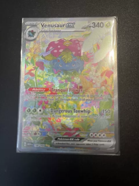 Pokémon Scarlet & Violet 151 Venusaur ex 198 Special Illustration Rare NM